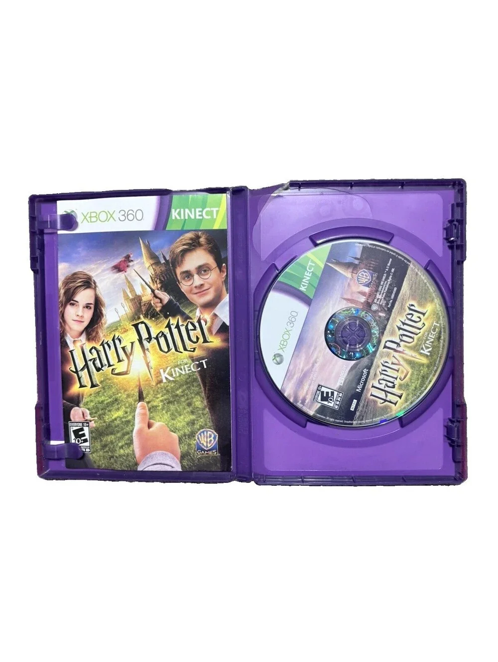 Xbox 360 Kinect Game Lot- Harry Potter, Just Dance 4, Big League Sports, Hip Hop